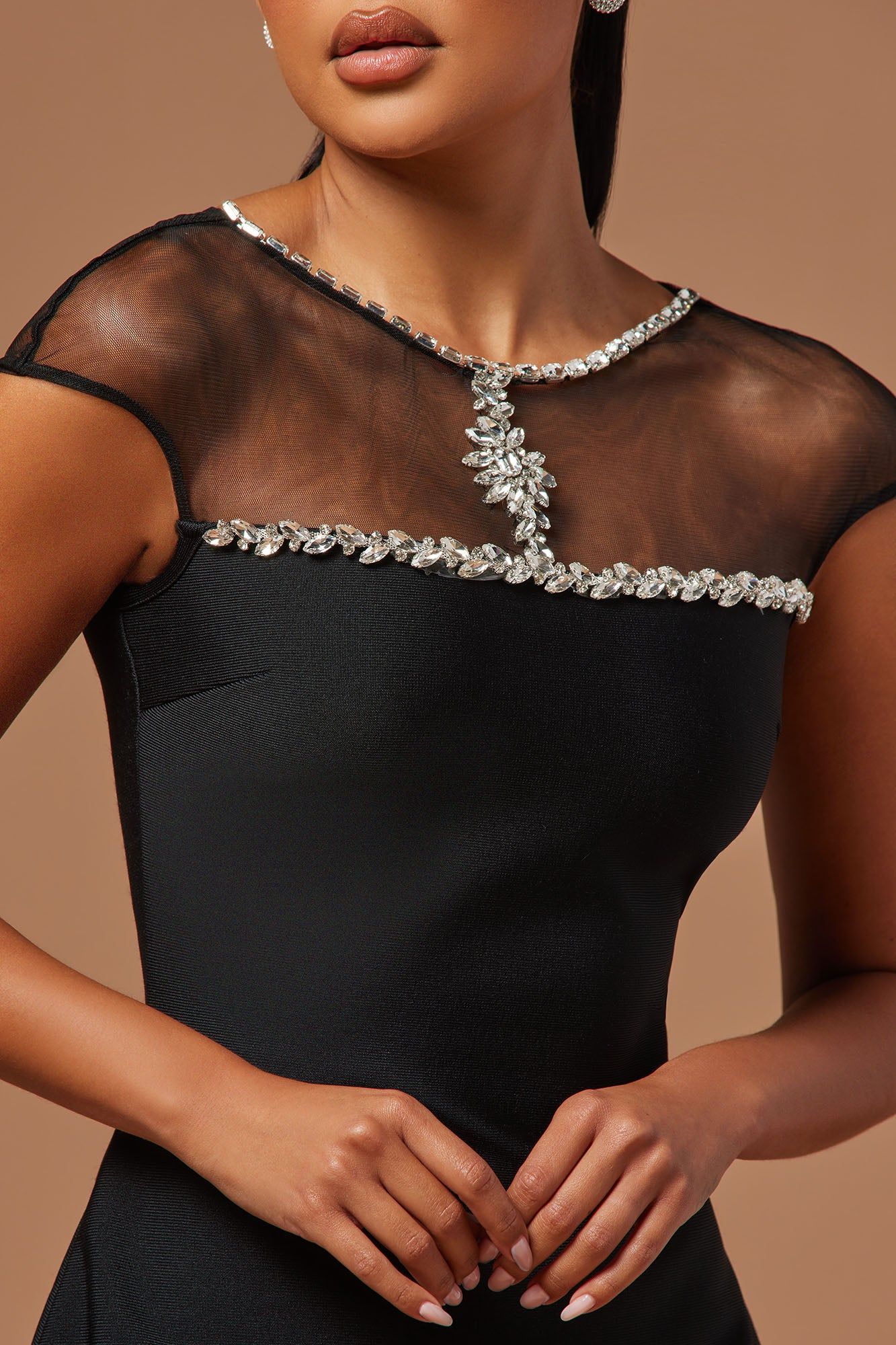 Angelique Bandage Mini Dress - Black sold by Fashion Nova product image thumbnail 3