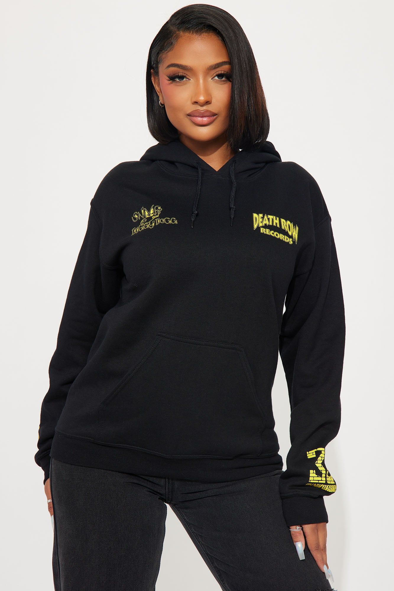 Death Row Records Graphic Hoodie - Black sold by Fashion Nova