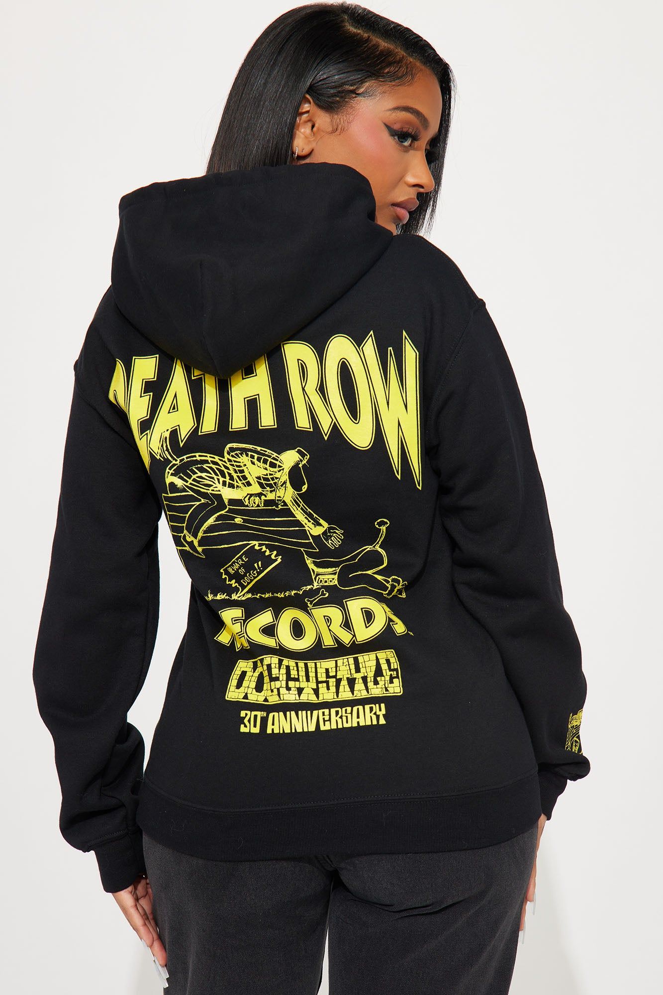 Death Row Records Graphic Hoodie - Black sold by Fashion Nova product image thumbnail 7