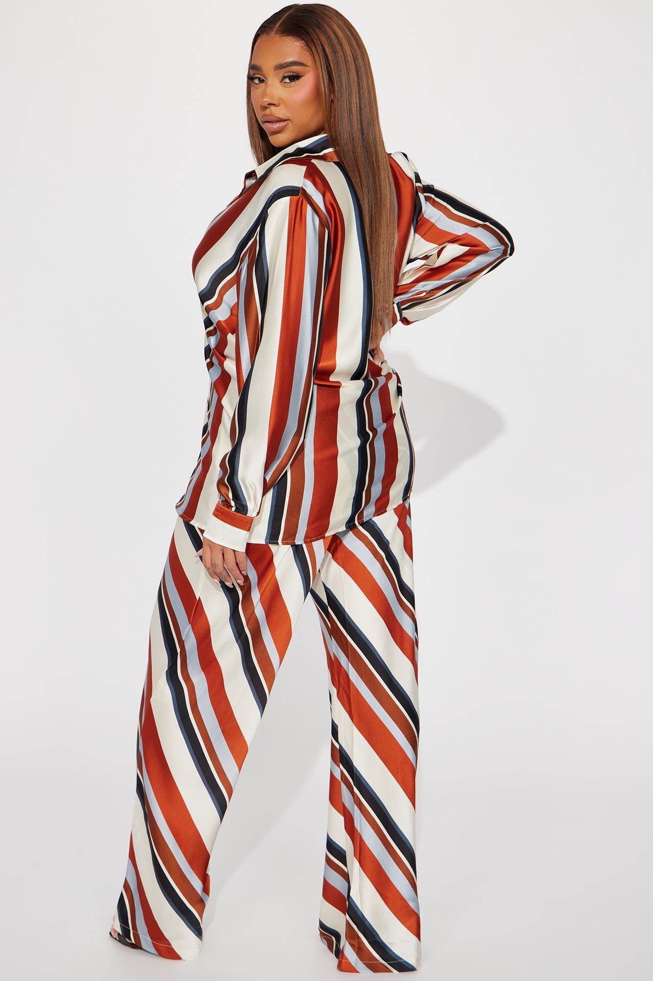 Clara Pant Set - Rust/combo sold by Fashion Nova product image thumbnail 6