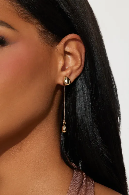 Bubbly Around You Earrings  - Gold sold by Fashion Nova