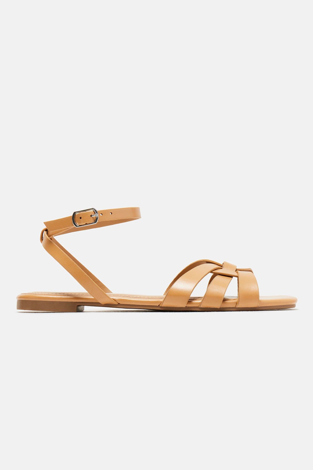 People Pleaser Flat Sandals - Nude sold by Fashion Nova product image thumbnail 3