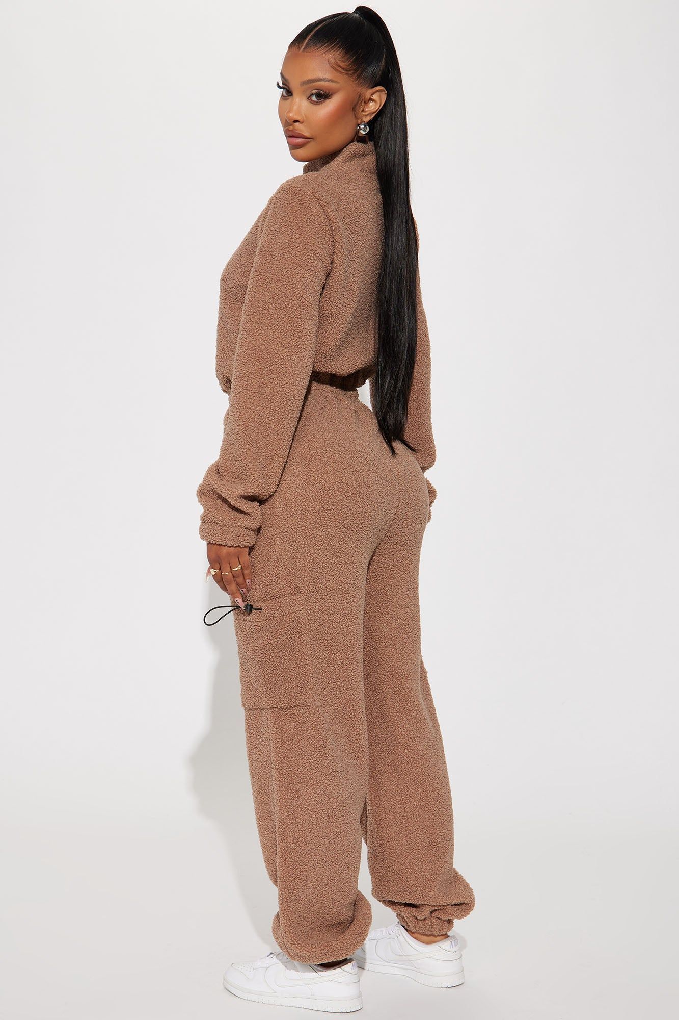 Teddy Nights Jumpsuit - Beige sold by Fashion Nova product image thumbnail 3