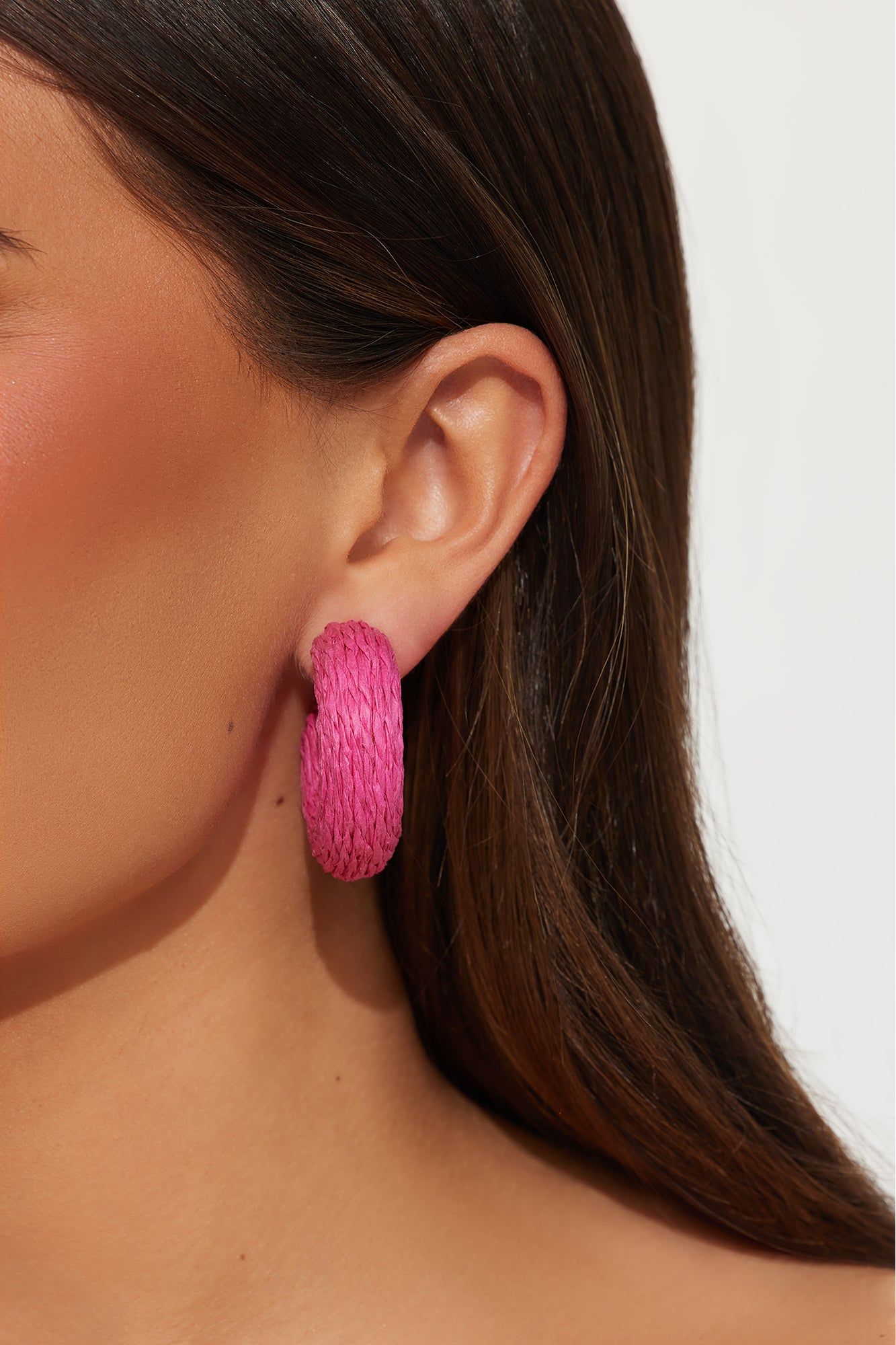 Tulum Beach Club Earrings - Pink sold by Fashion Nova