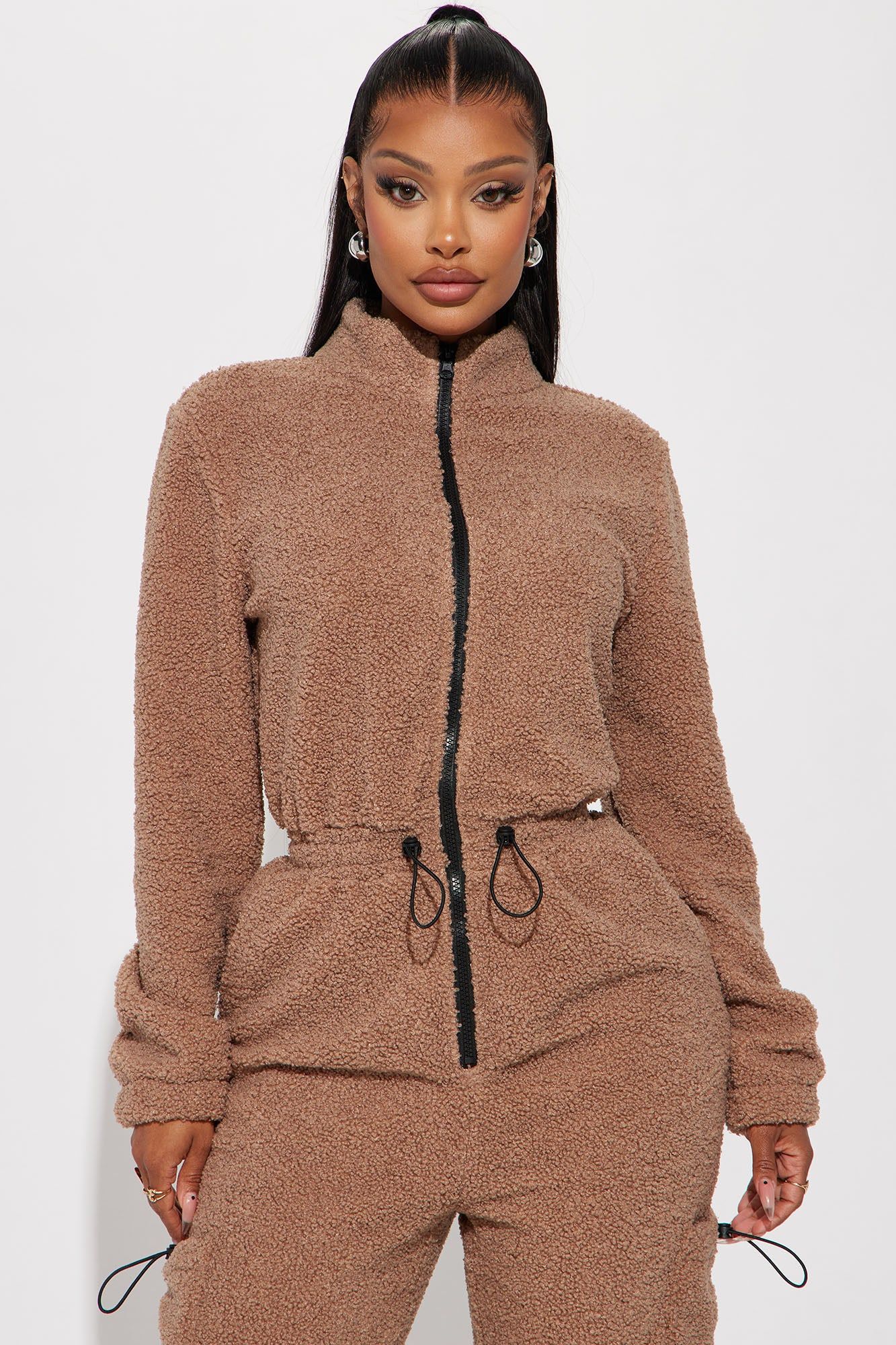 Teddy Nights Jumpsuit - Beige sold by Fashion Nova product image thumbnail 2