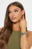 Don't Twist My Words Cuff Bracelet - Silver sold by Fashion Nova
