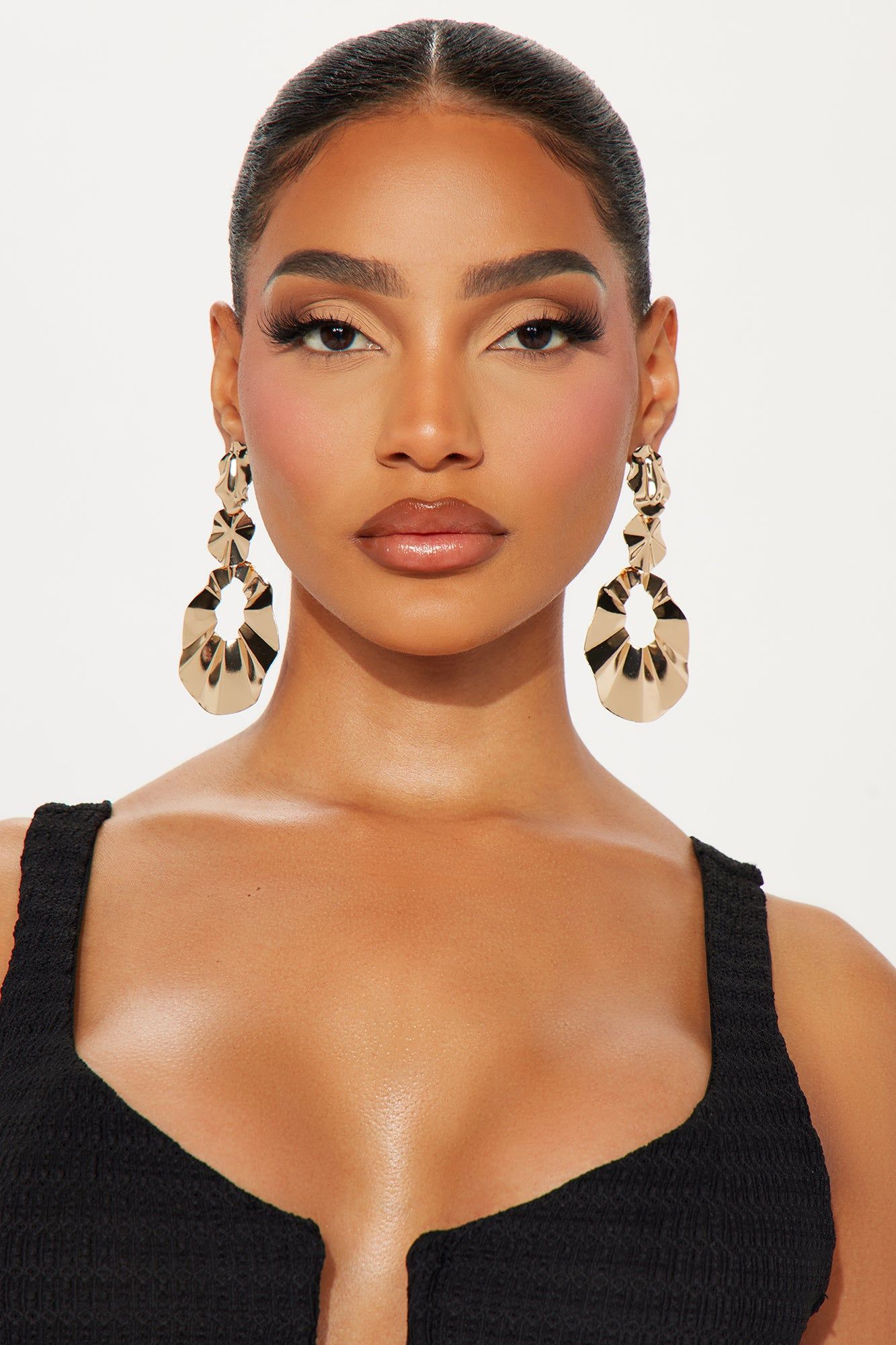 Nice To See You Earrings - Gold sold by Fashion Nova product image thumbnail 2
