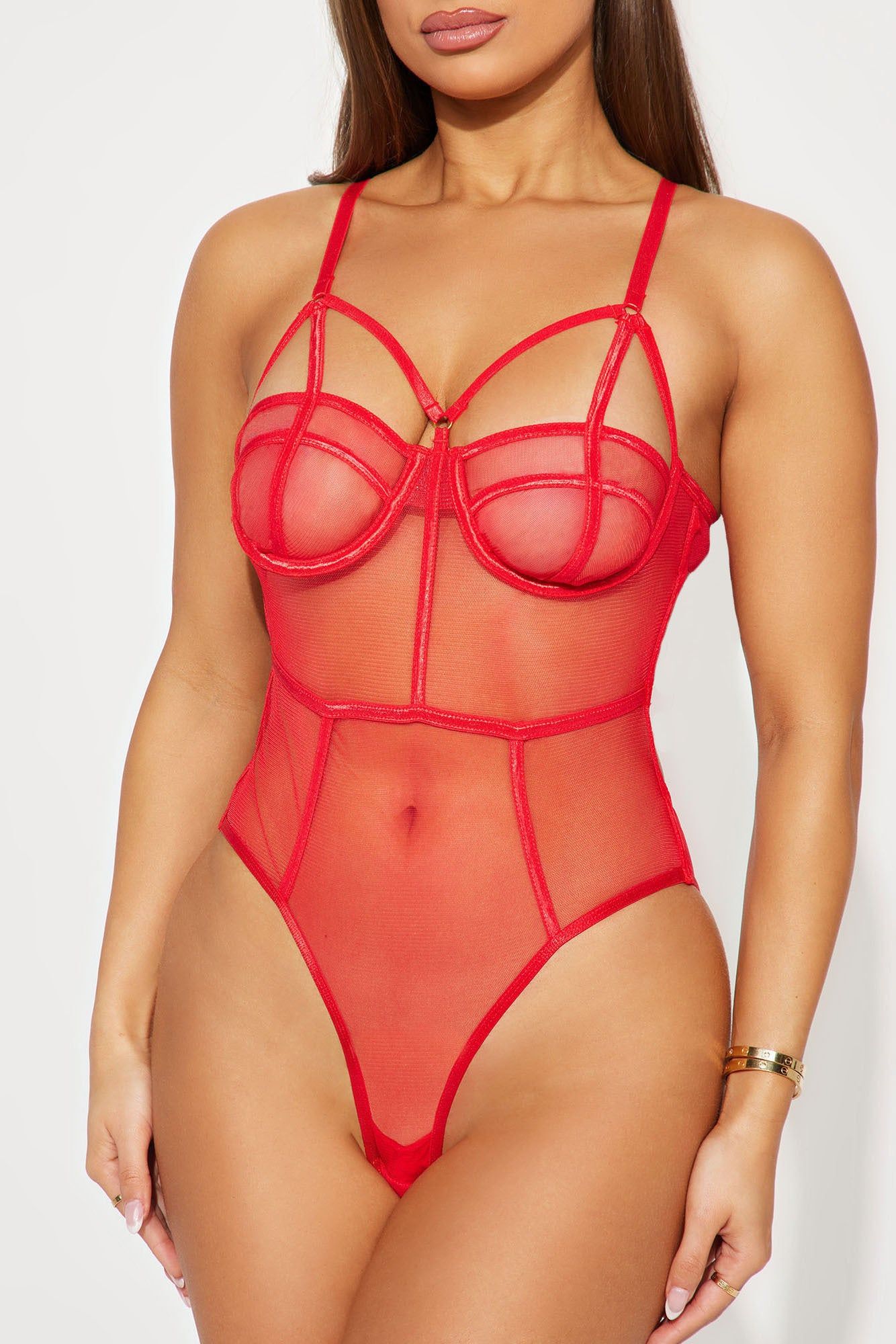 Midnight Mood Teddy - Red sold by Fashion Nova product image thumbnail 2