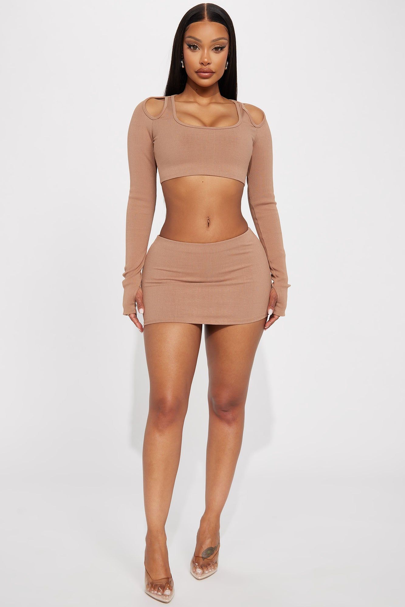 Savannah Snatched Top - Nude sold by Fashion Nova product image thumbnail 2