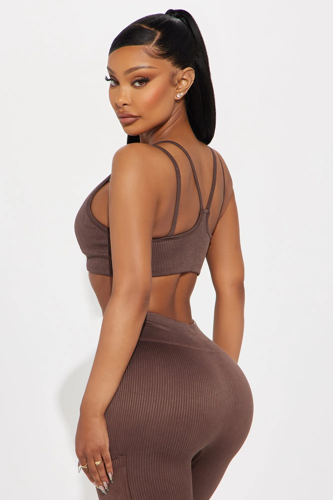 Hotshot Active Sports Bra - Brown sold by Fashion Nova product image thumbnail 3
