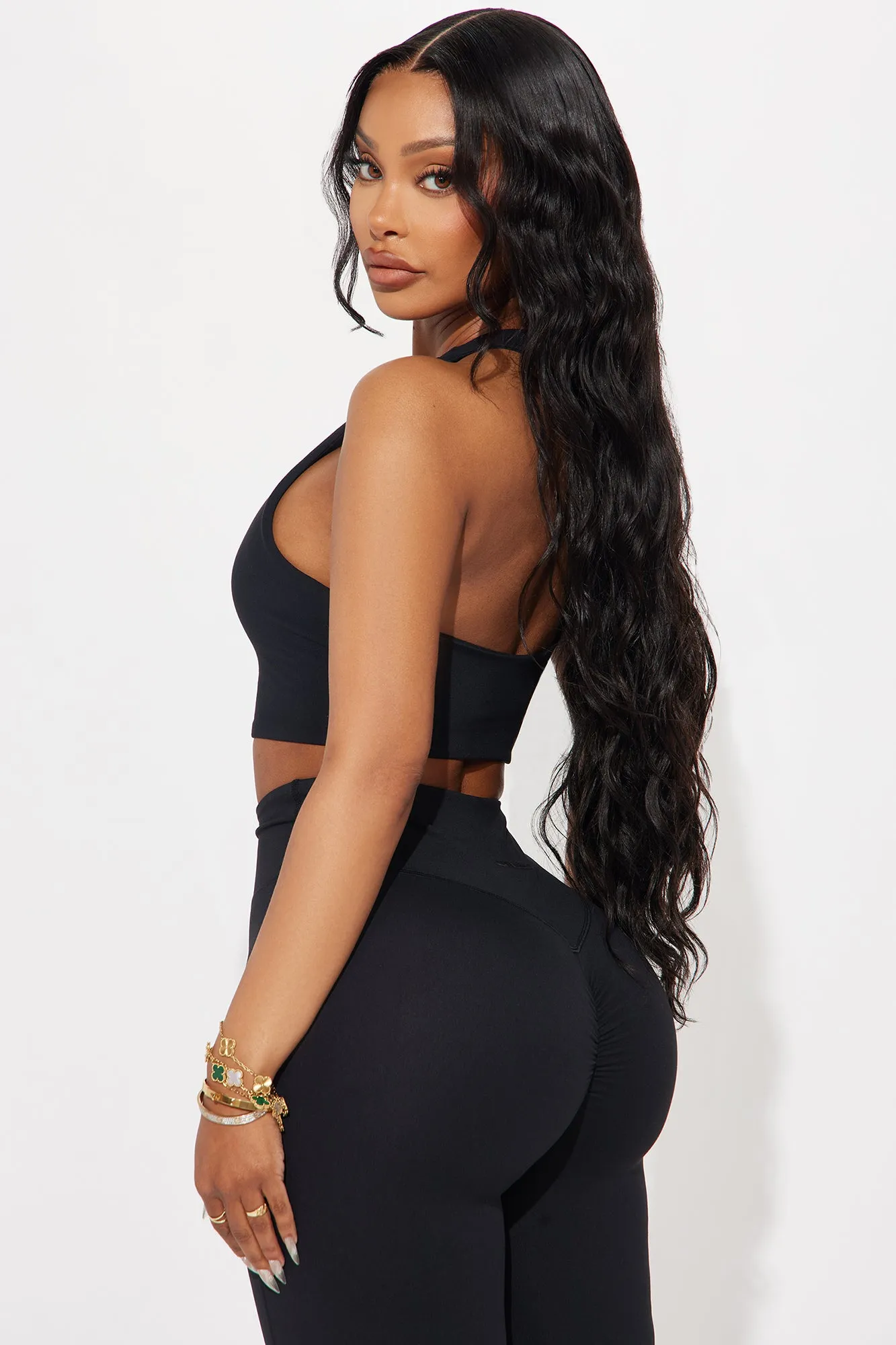 Body Sculpt Super Soft Sports Bra - Black sold by Fashion Nova product image thumbnail 2