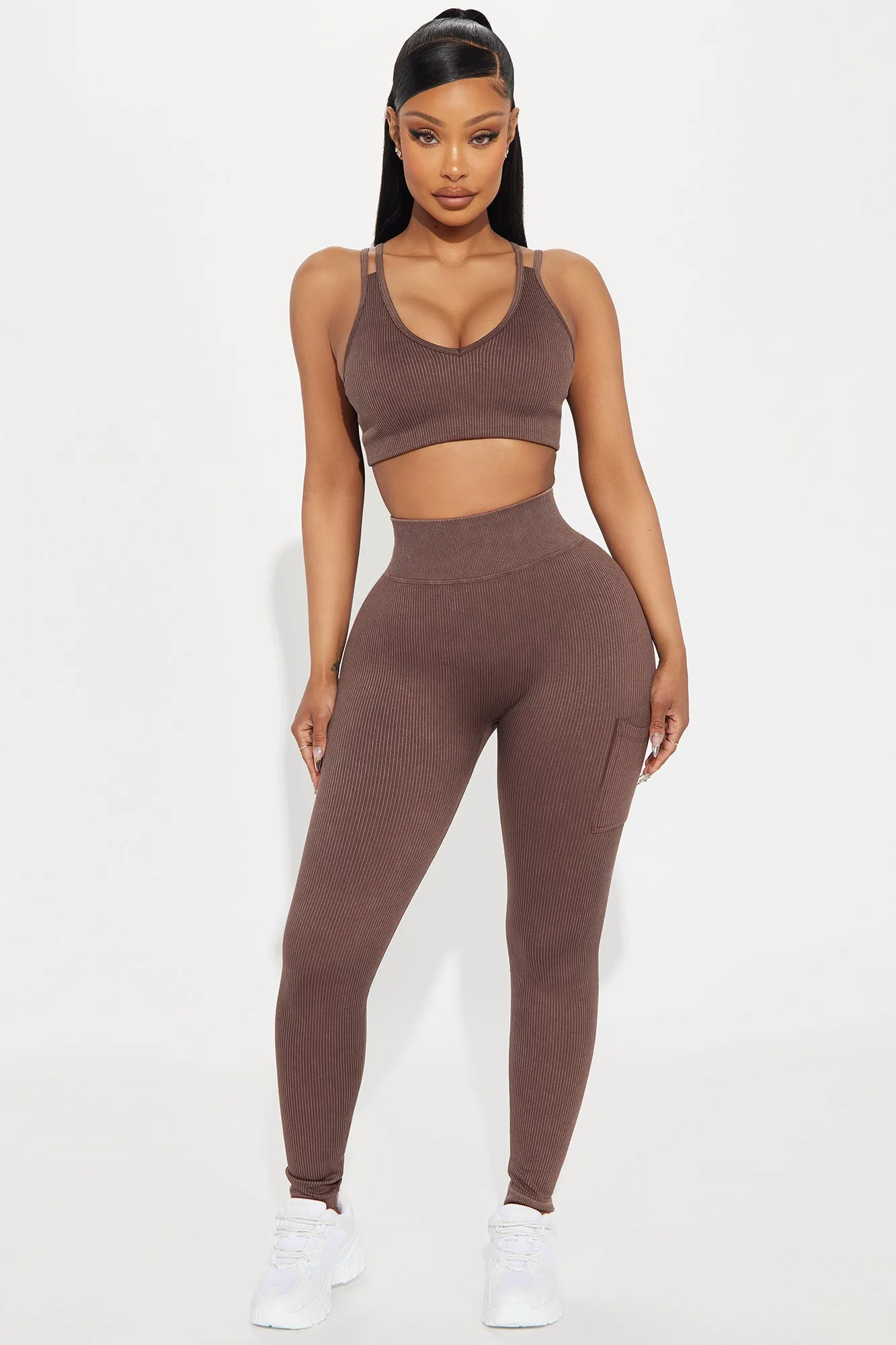 Hotshot Active Sports Bra - Brown sold by Fashion Nova product image thumbnail 2