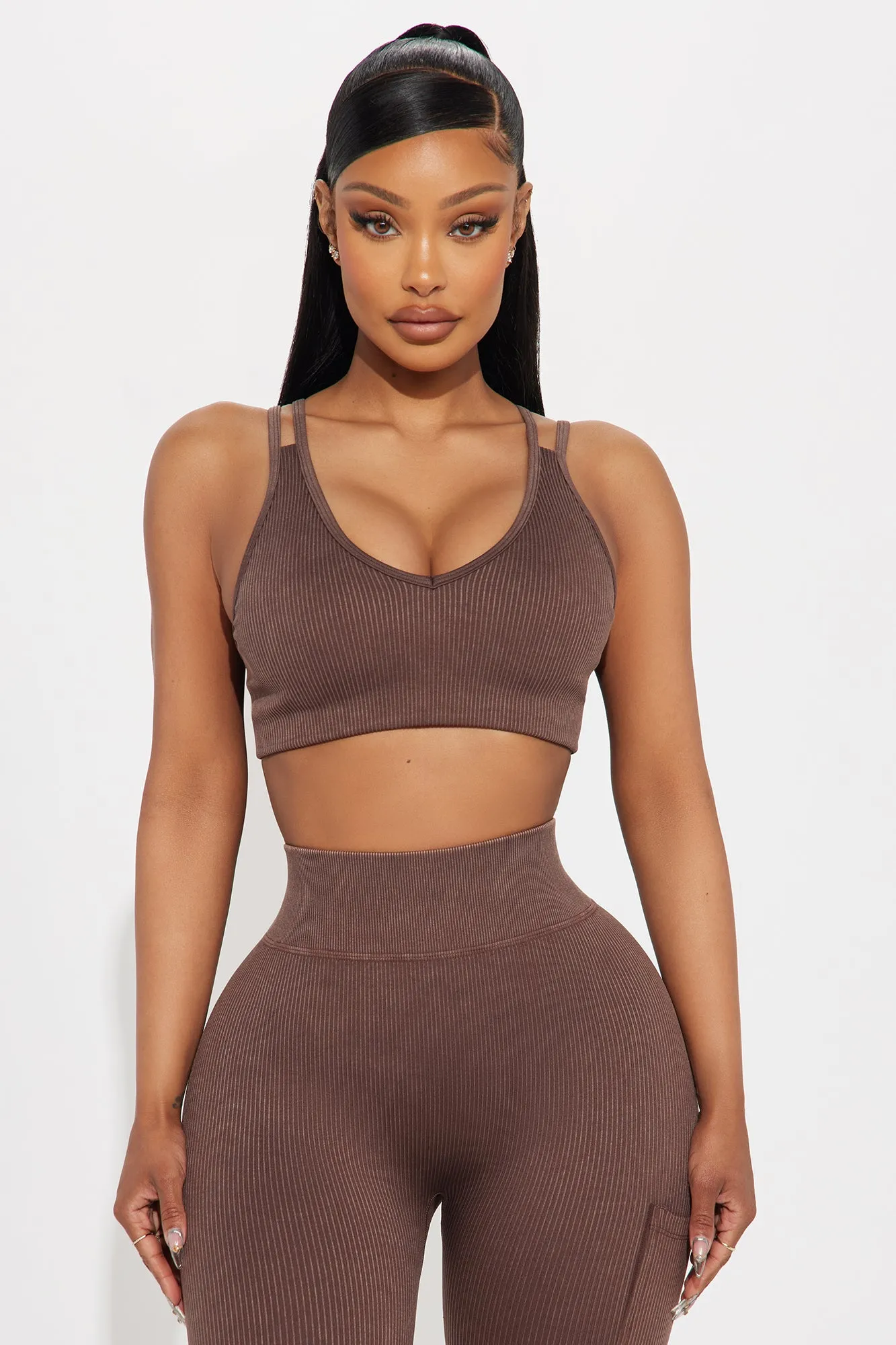 Hotshot Active Sports Bra - Brown sold by Fashion Nova
