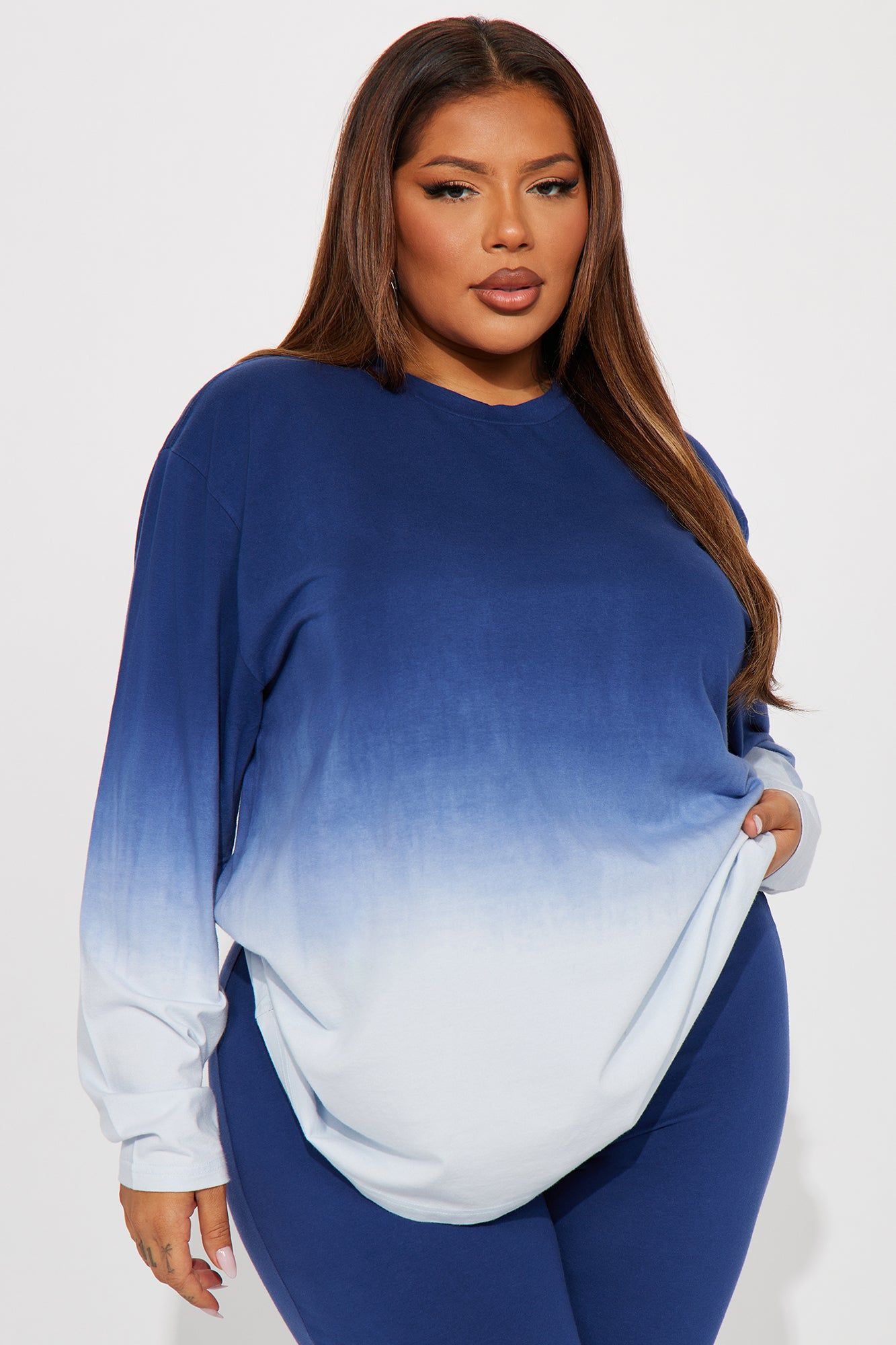 Fading Away Long Sleeve Legging Set - Navy sold by Fashion Nova product image thumbnail 5