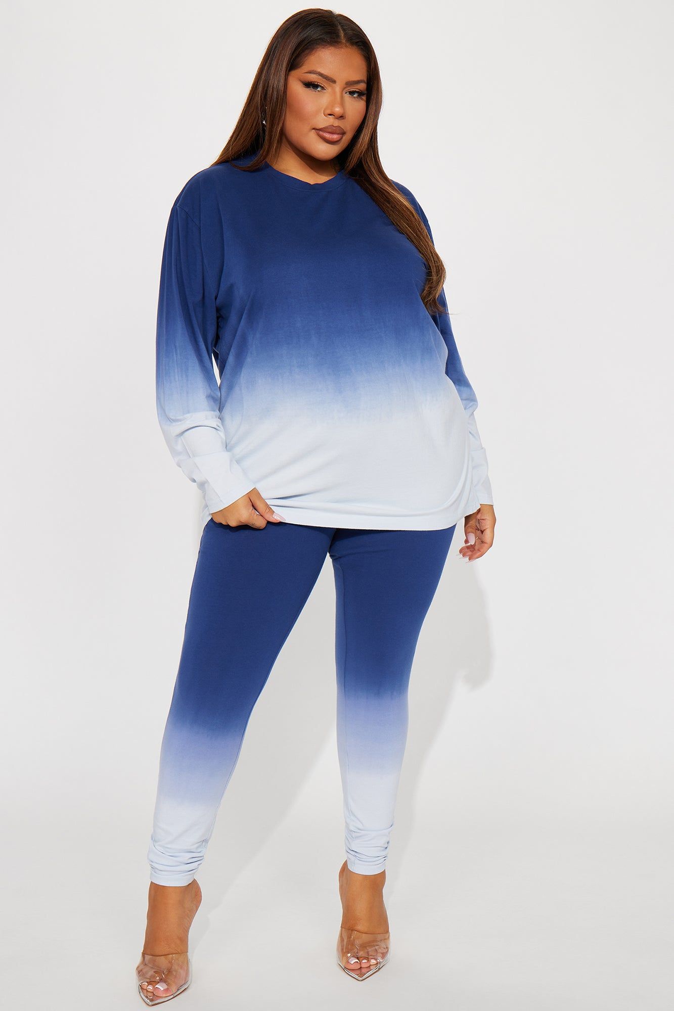 Fading Away Long Sleeve Legging Set - Navy sold by Fashion Nova product image thumbnail 4