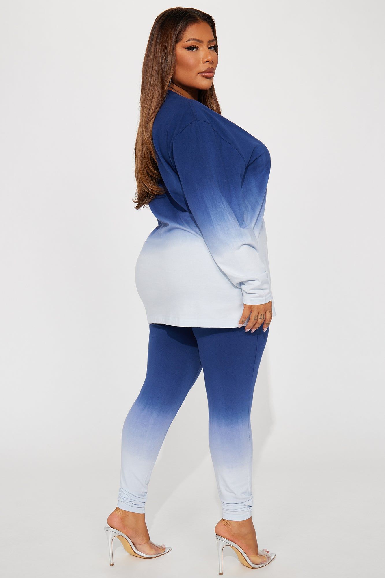 Fading Away Long Sleeve Legging Set - Navy sold by Fashion Nova product image thumbnail 6