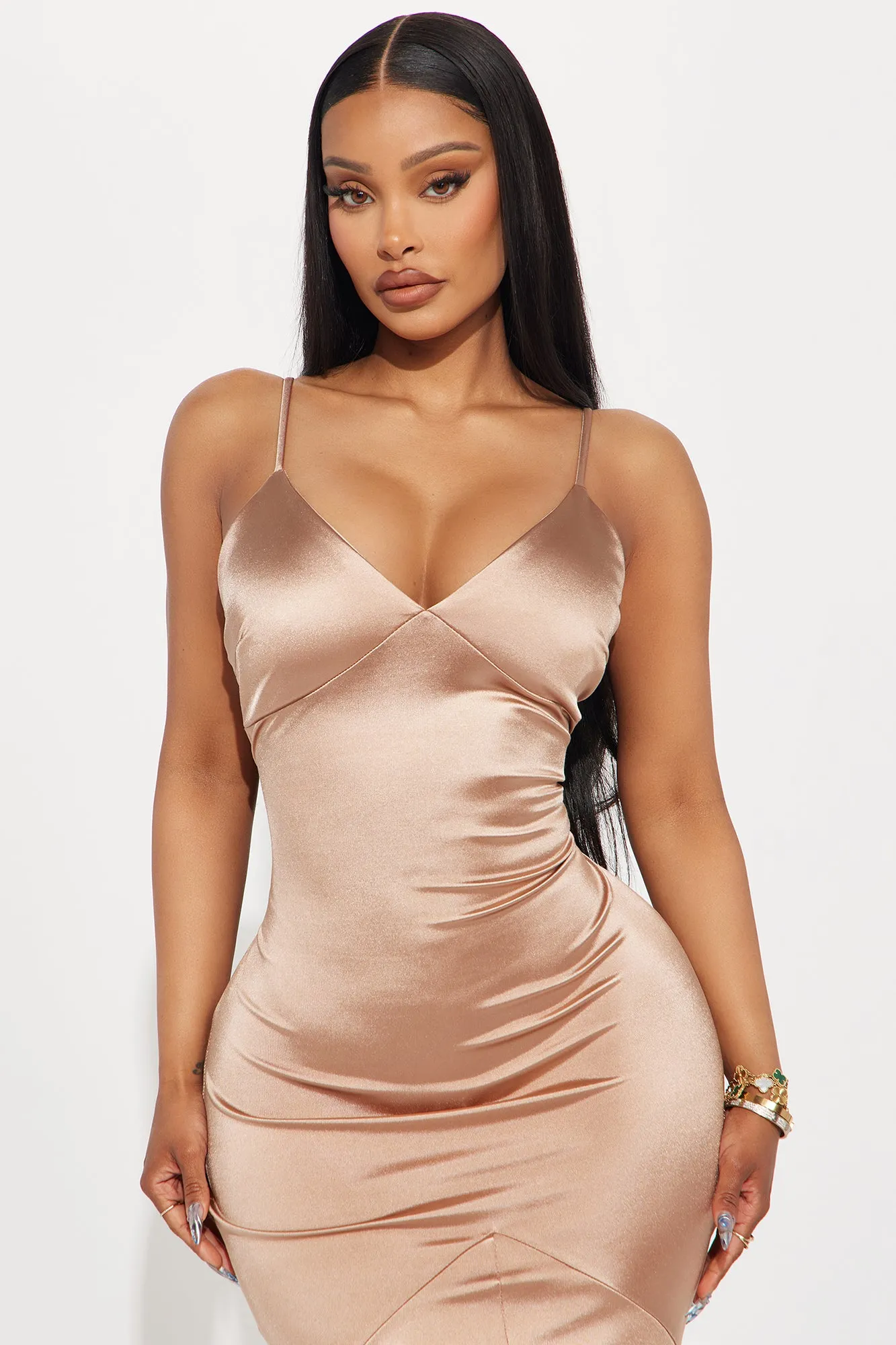 Make Memories Gown - Taupe sold by Fashion Nova product image thumbnail 2