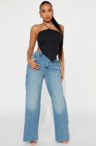 Style of The Season Halter Top - Black/combo sold by Fashion Nova