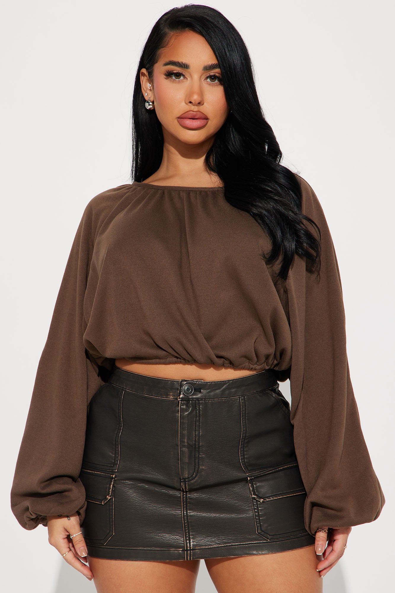 Brunch Hours Top - Brown sold by Fashion Nova