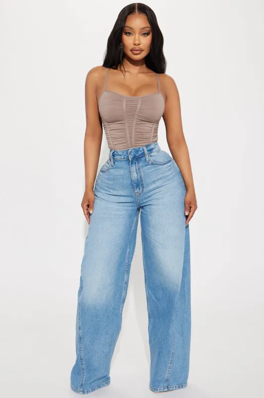 Headed Out Baggy Jeans - Light Wash sold by Fashion Nova