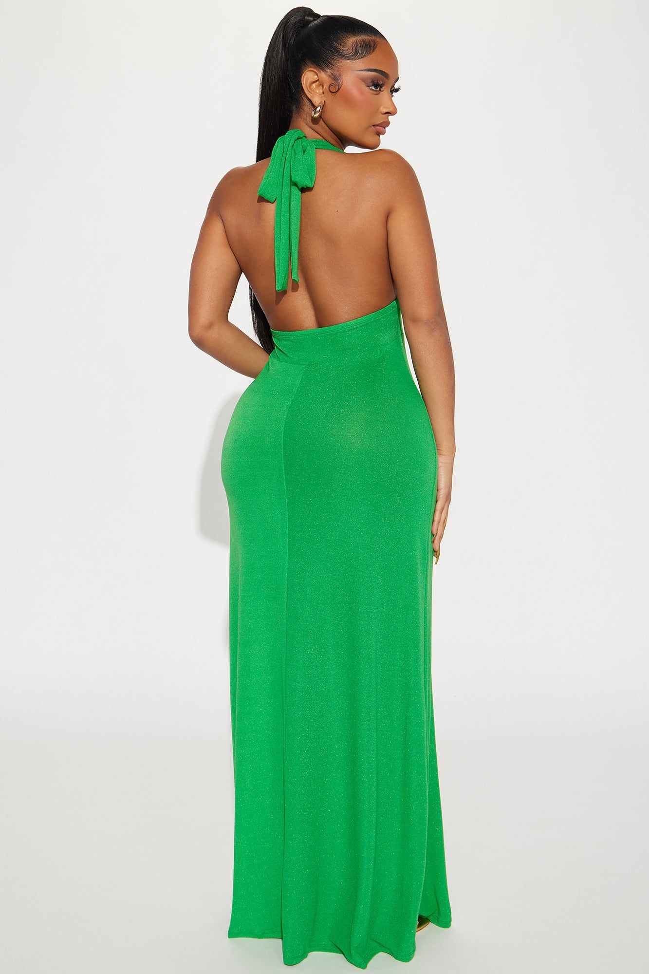 Harlowe Halter Gown - Emerald sold by Fashion Nova product image thumbnail 3