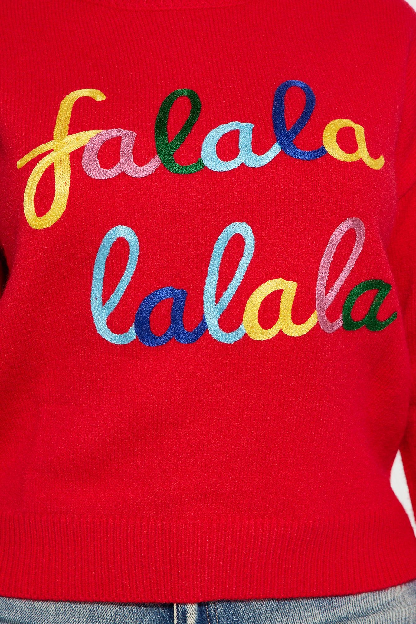 Holiday Time Sweater - Red/combo sold by Fashion Nova product image thumbnail 3