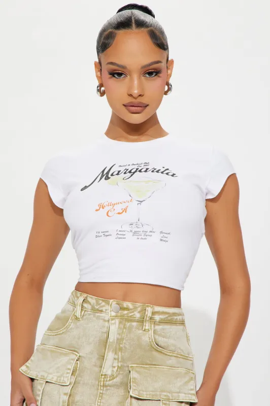 Soup Of The Day Margaritas Tee - Ivory sold by Fashion Nova