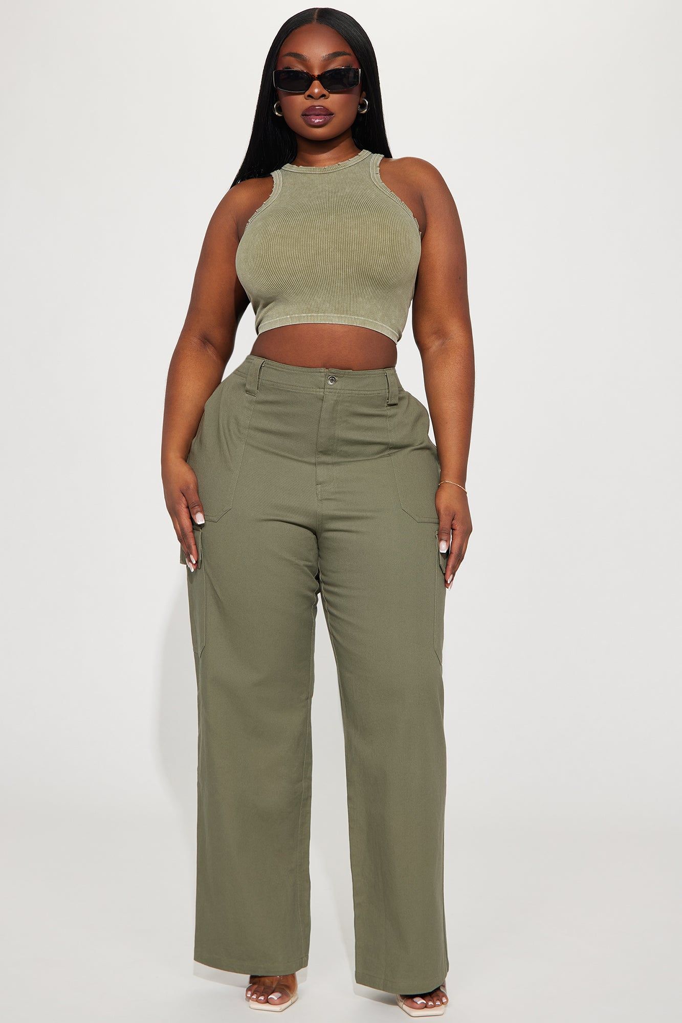 Eva Cargo Pant - Olive sold by Fashion Nova product image thumbnail 4