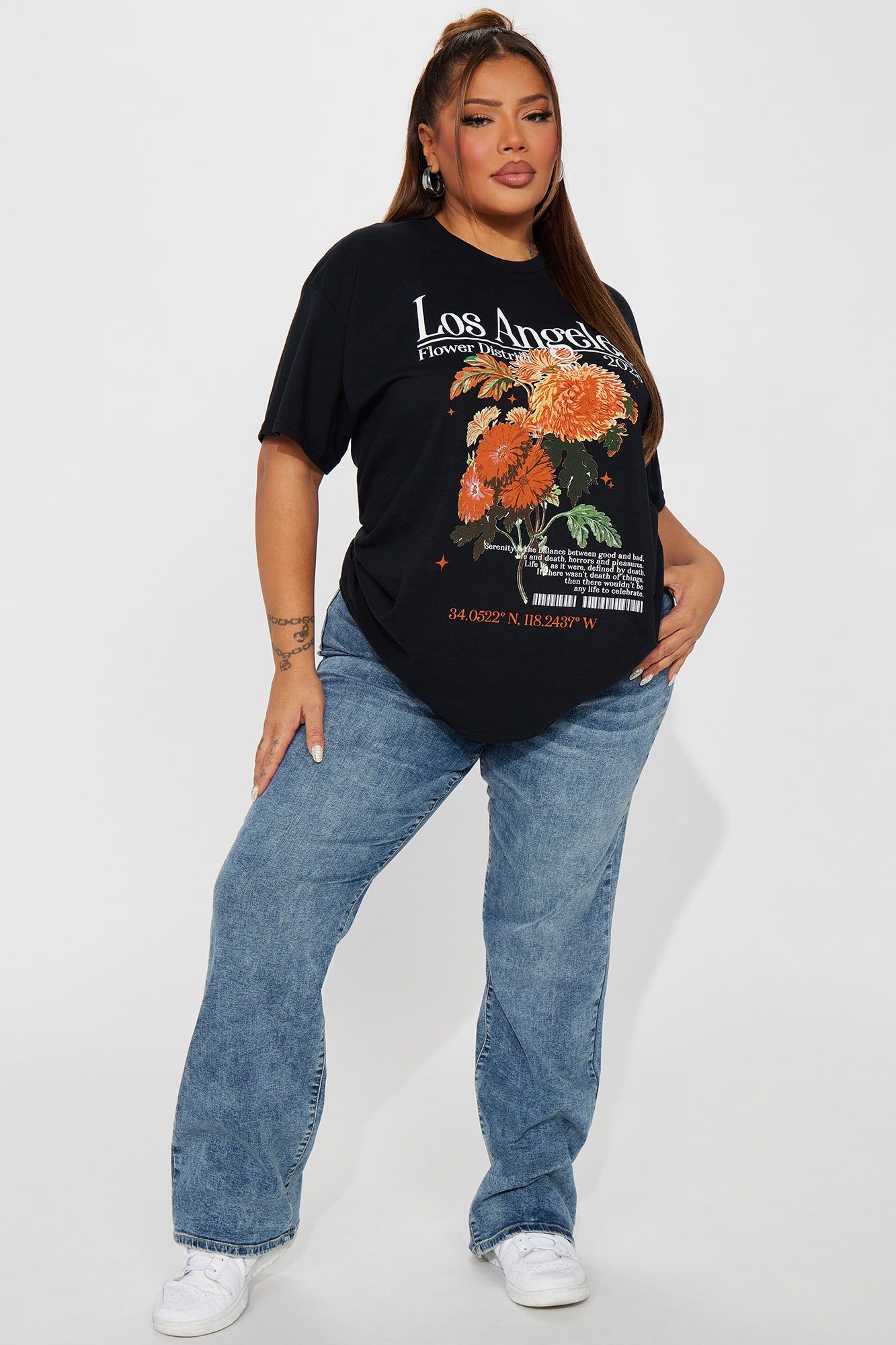 Bloom In Los Angeles Graphic Tee - Black sold by Fashion Nova product image thumbnail 5