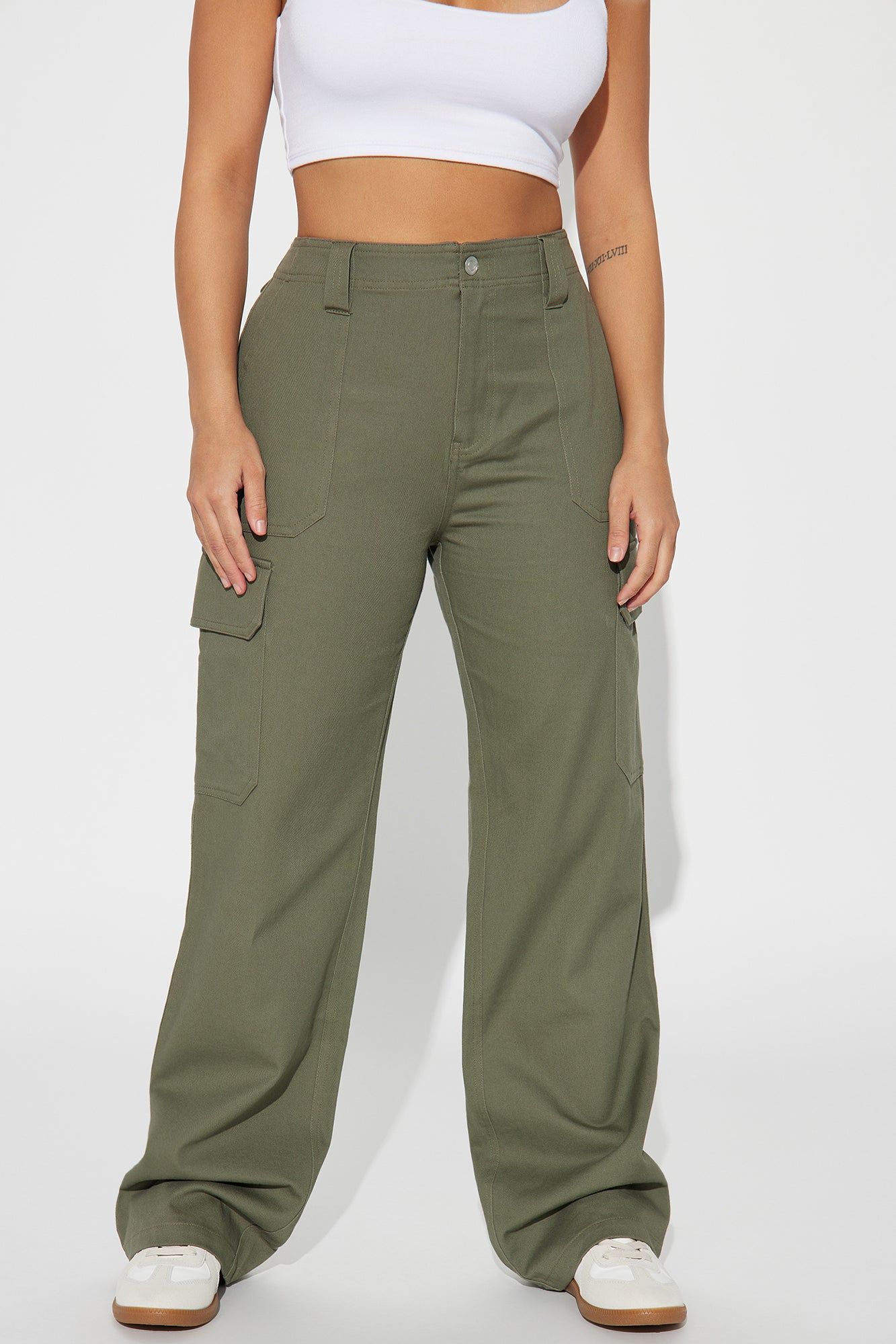 Eva Cargo Pant - Olive sold by Fashion Nova product image thumbnail 2