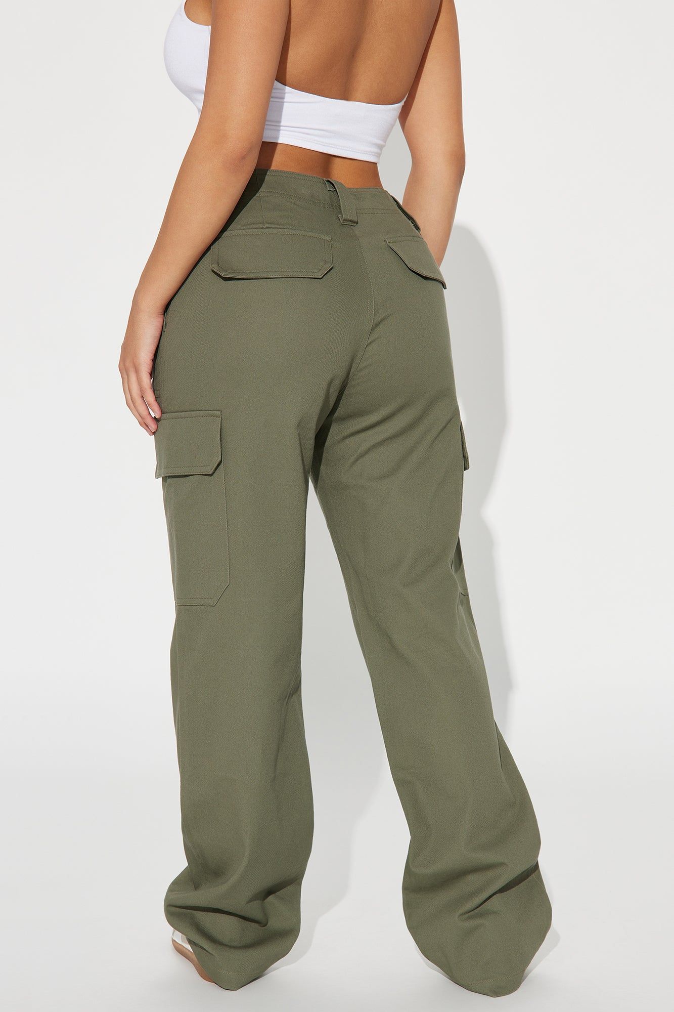 Eva Cargo Pant - Olive sold by Fashion Nova product image thumbnail 3