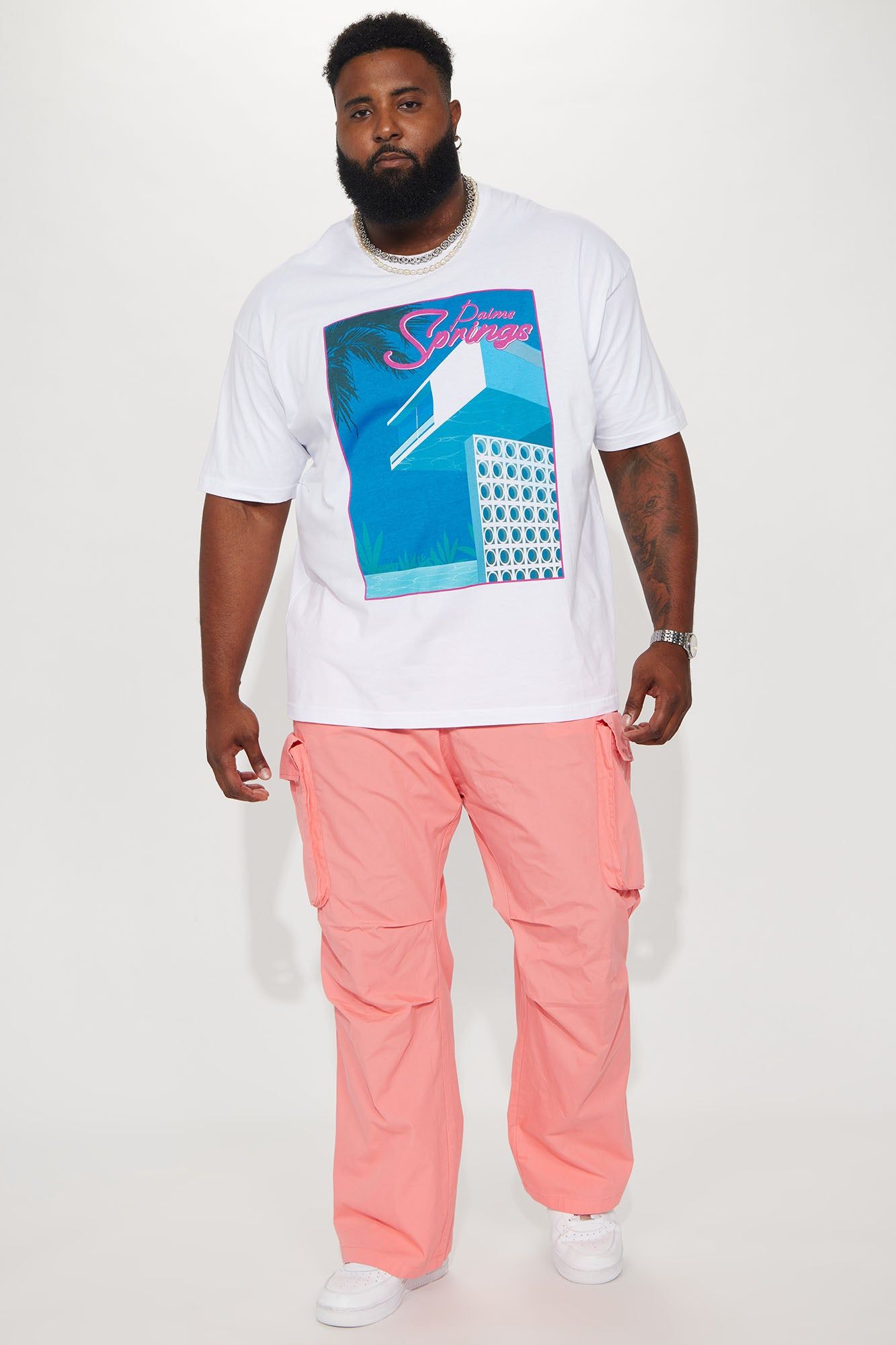 Slim Flare Cargo Parachute Pants - Pink sold by Fashion Nova product image thumbnail 7