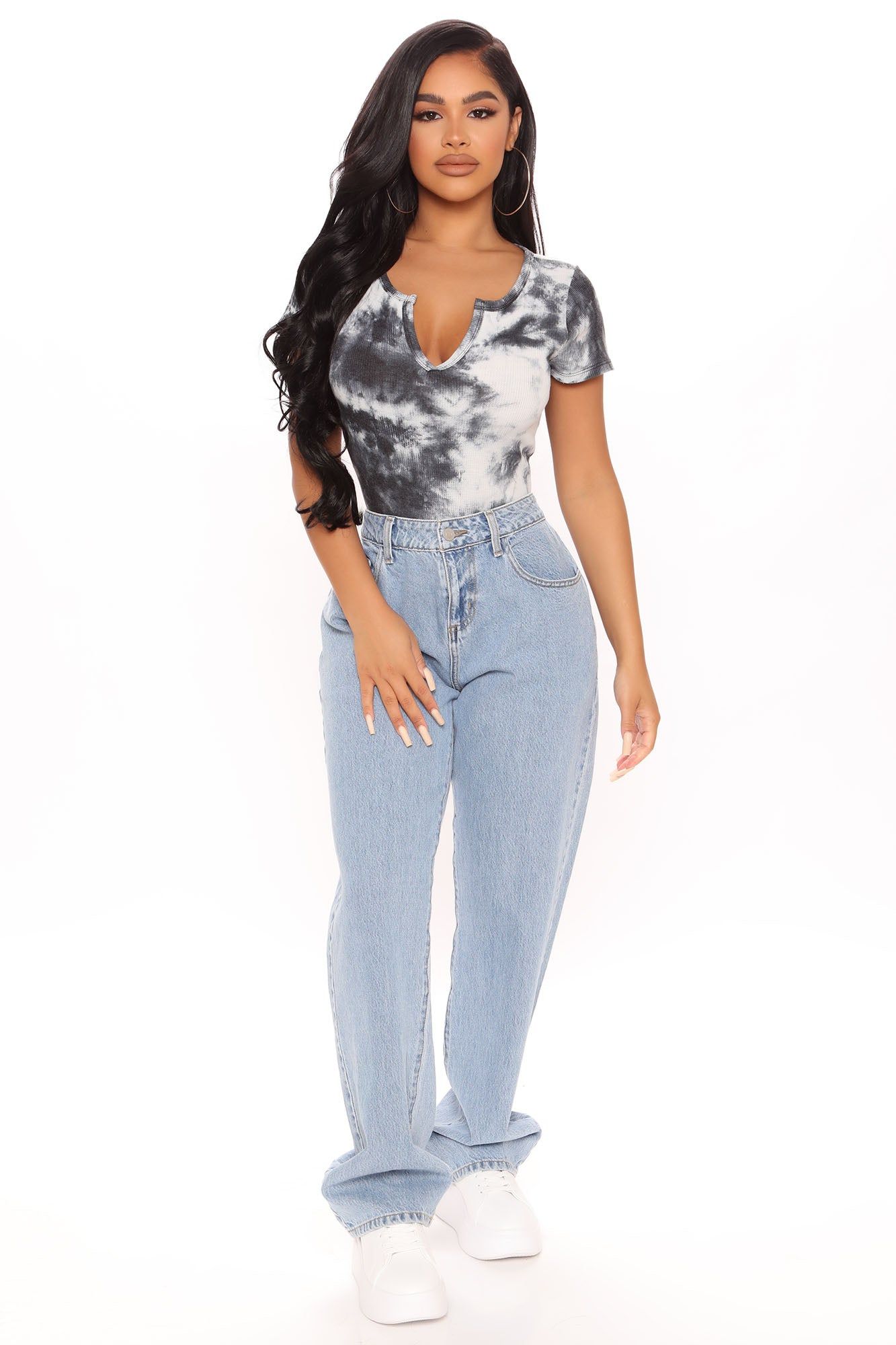 Tied And True Bodysuit - Black/combo sold by Fashion Nova product image thumbnail 2