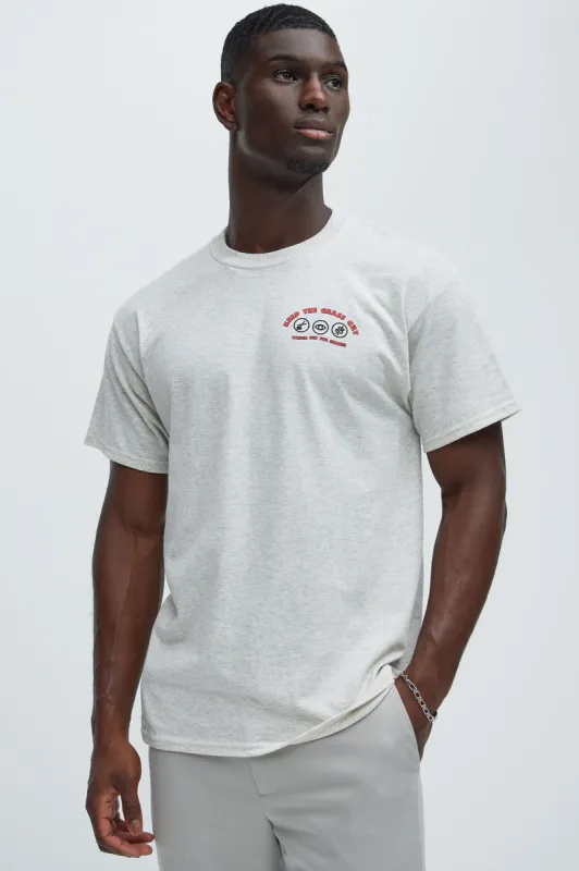 Keep The Grass Cut Short Sleeve Tee - Oatmeal sold by Fashion Nova