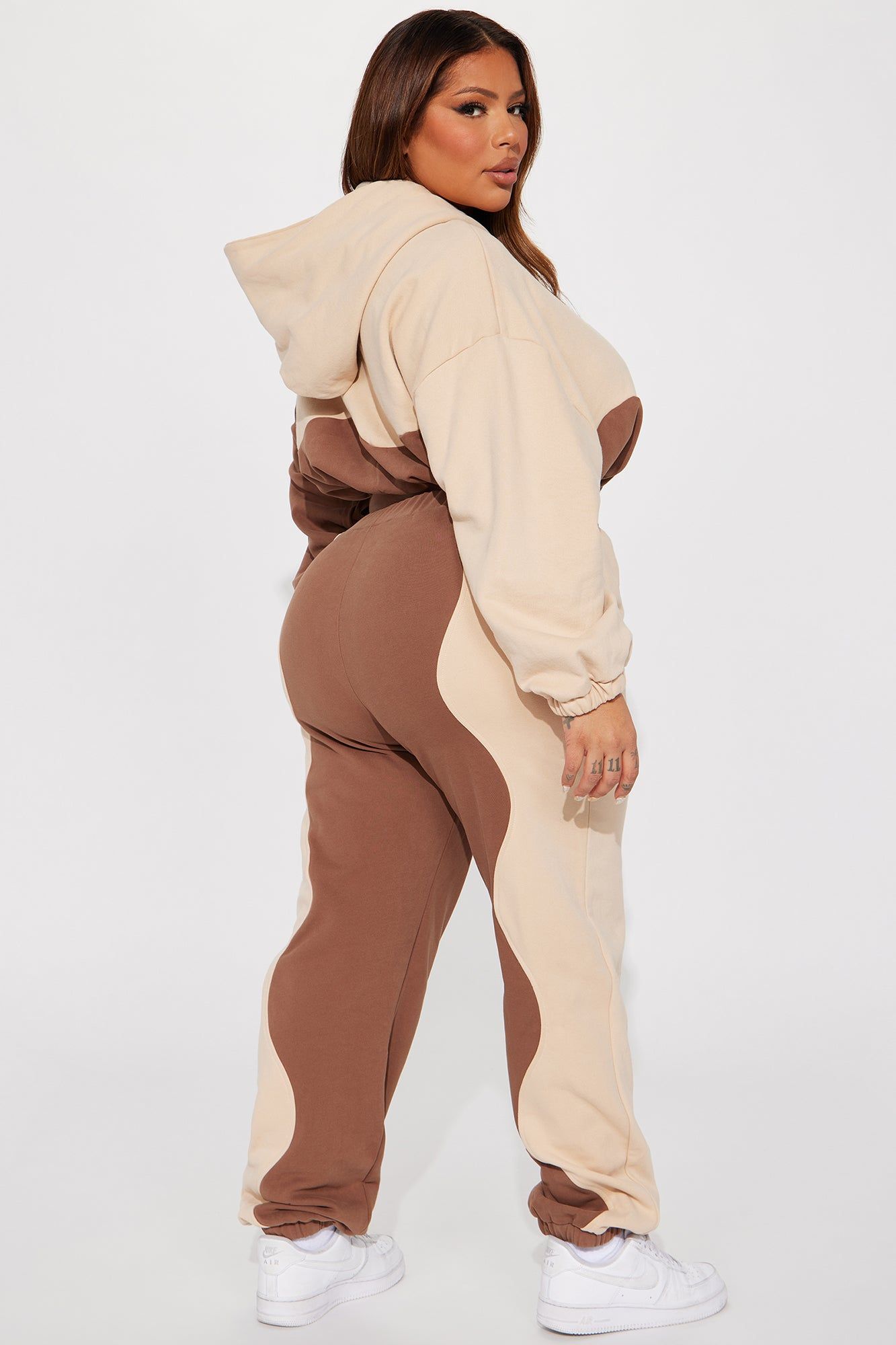 Elise Jogger Set - Taupe/combo sold by Fashion Nova product image thumbnail 6