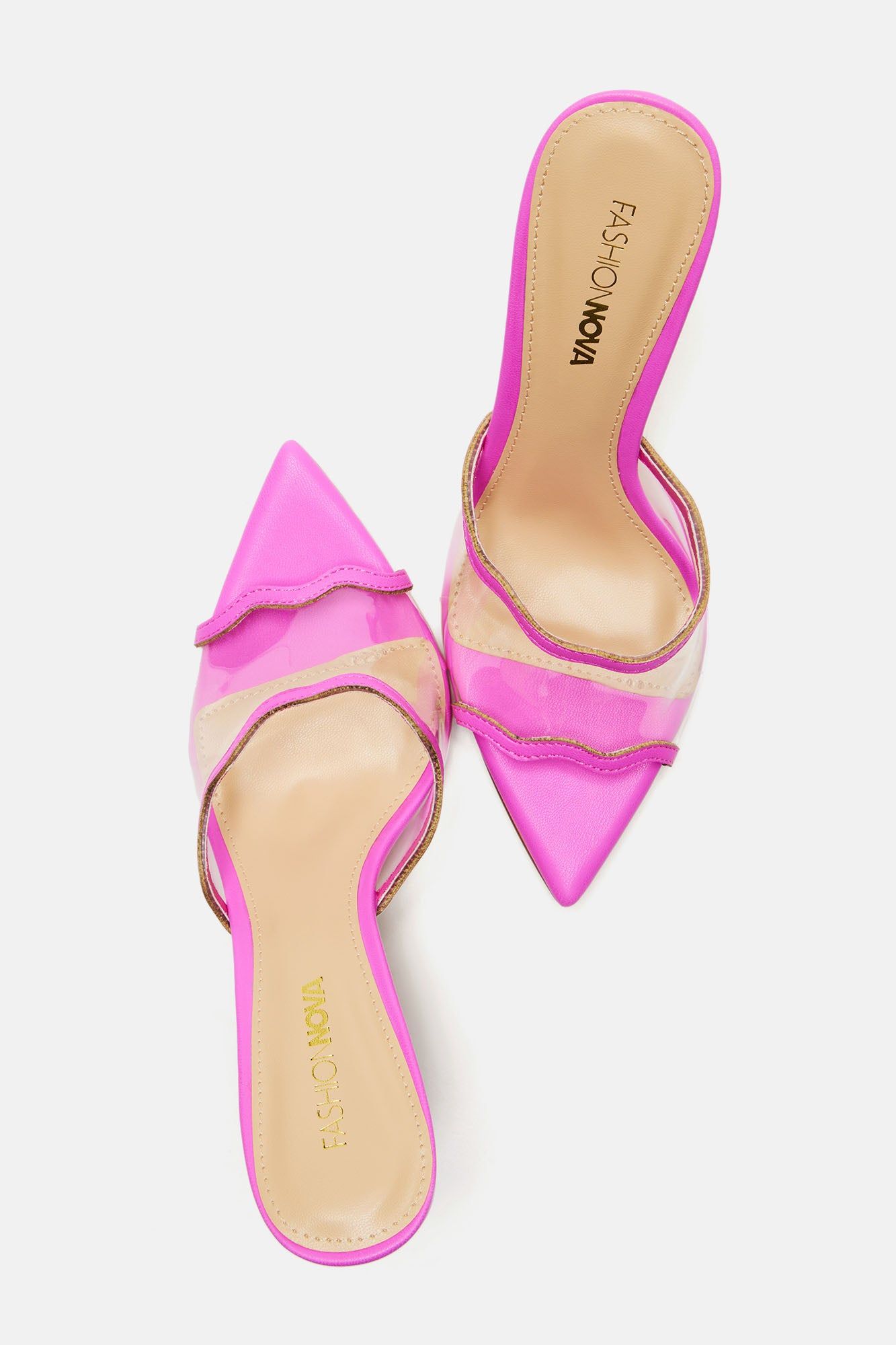 Obsessed With Us PVC Heels - Pink sold by Fashion Nova product image thumbnail 5