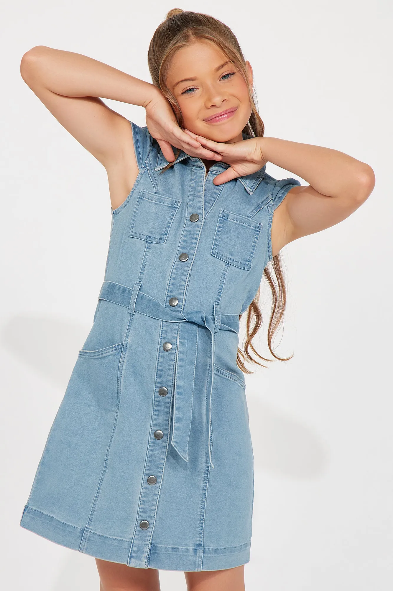 Mini Your Everyday Summer Dress - Medium Wash sold by Fashion Nova product image thumbnail 2