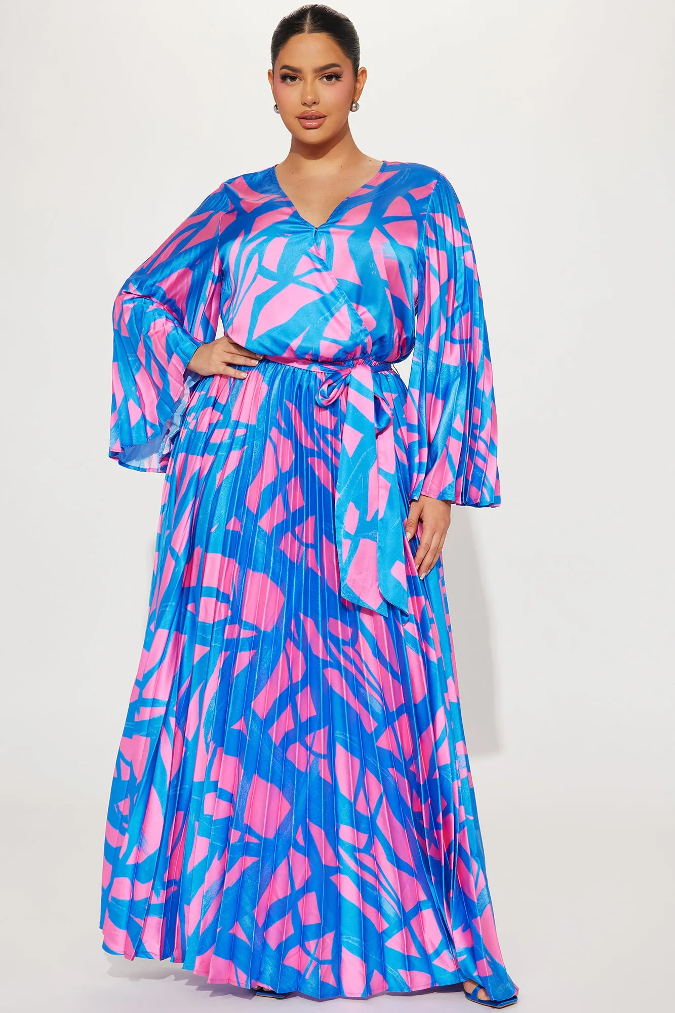 Cape Cod Getaway Maxi Dress - Pink/combo sold by Fashion Nova product image thumbnail 4