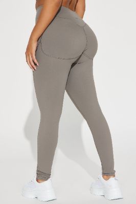 Making Progress Elevate Active Legging - Charcoal sold by Fashion Nova