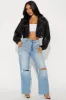 Such A Stud Faux Leather Jacket - Black sold by Fashion Nova