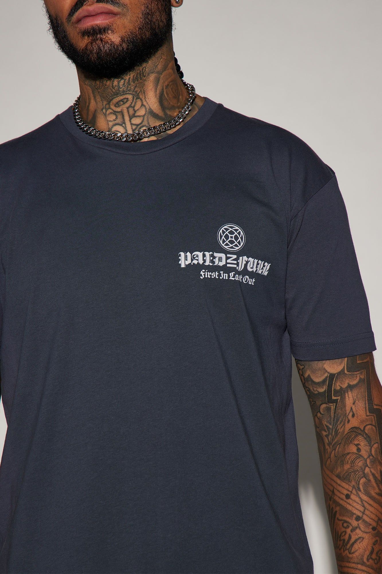 Paid In Full Short Sleeve Tee - Indigo sold by Fashion Nova product image thumbnail 3