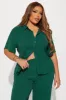 Makenzie Short Sleeve Pant Set - Hunter sold by Fashion Nova