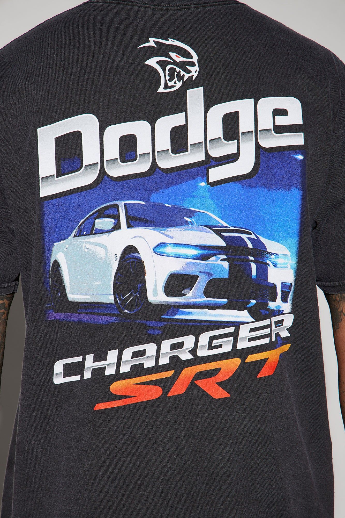 Dodge Charger SRT Short Sleeve Tee - Black sold by Fashion Nova product image thumbnail 5