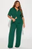 Makenzie Short Sleeve Pant Set - Hunter sold by Fashion Nova