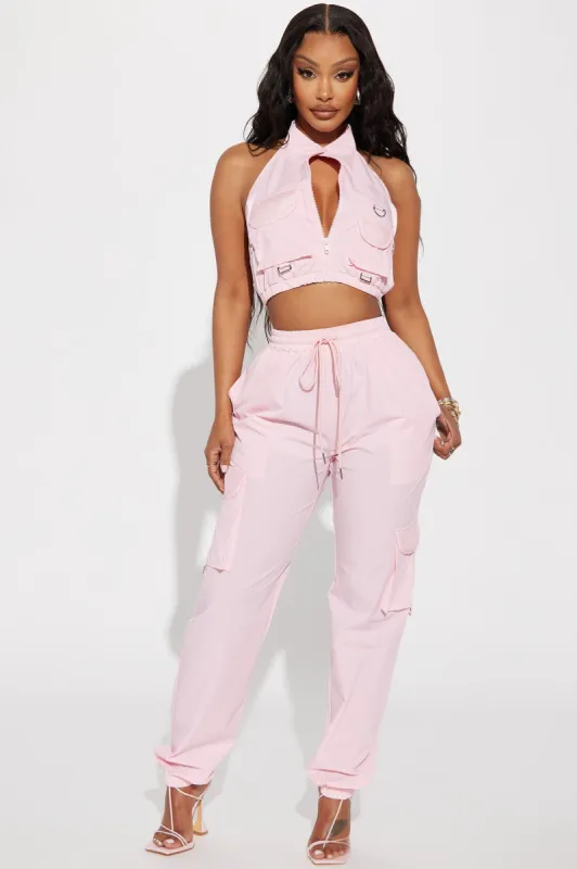 Thinking Like Me Jogger Set - Pink sold by Fashion Nova
