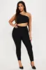 Grab A Drink Stirrup Pant - Black sold by Fashion Nova