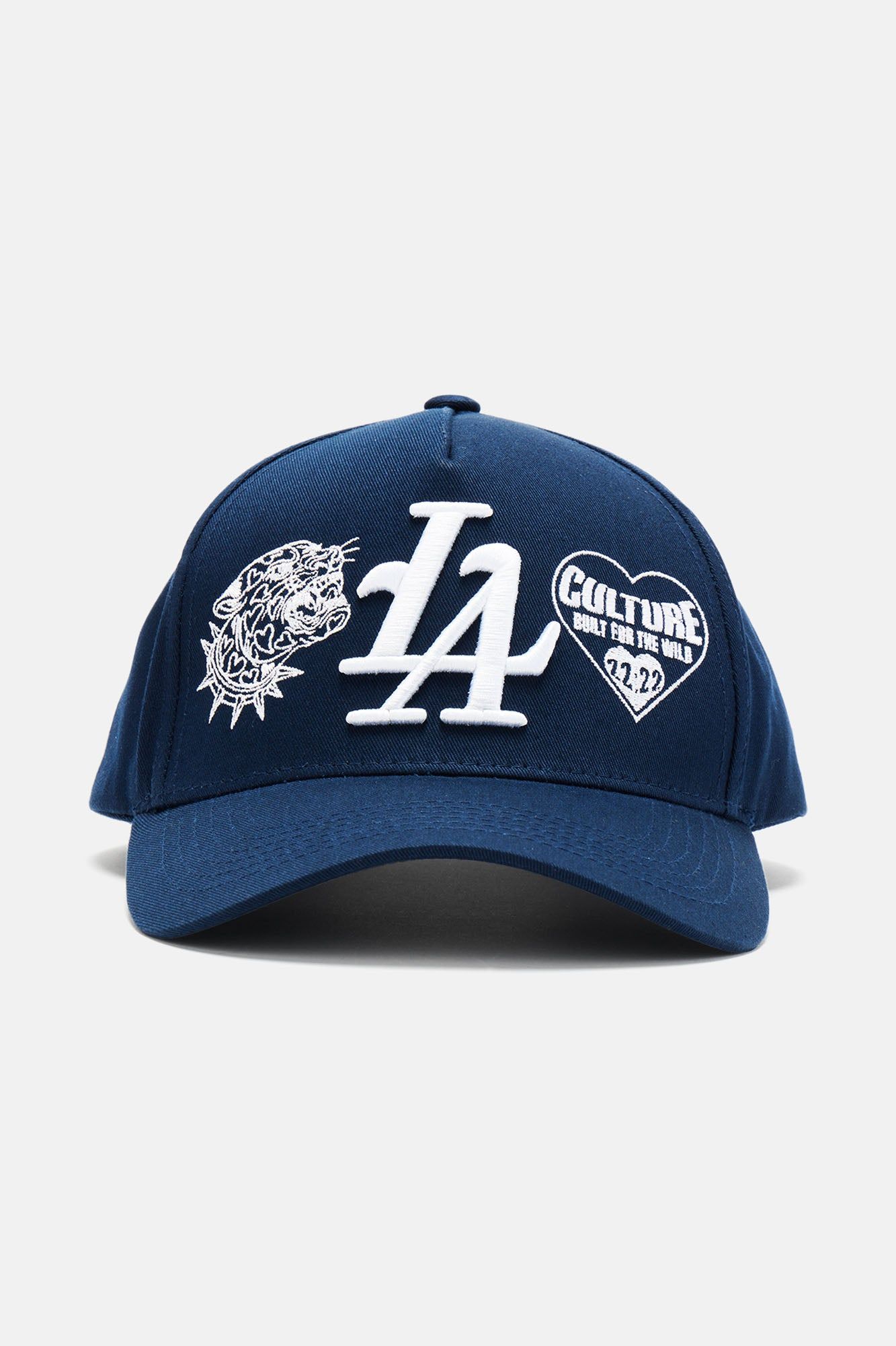 LA Love Culture Snapback Hat - Navy sold by Fashion Nova product image thumbnail 2