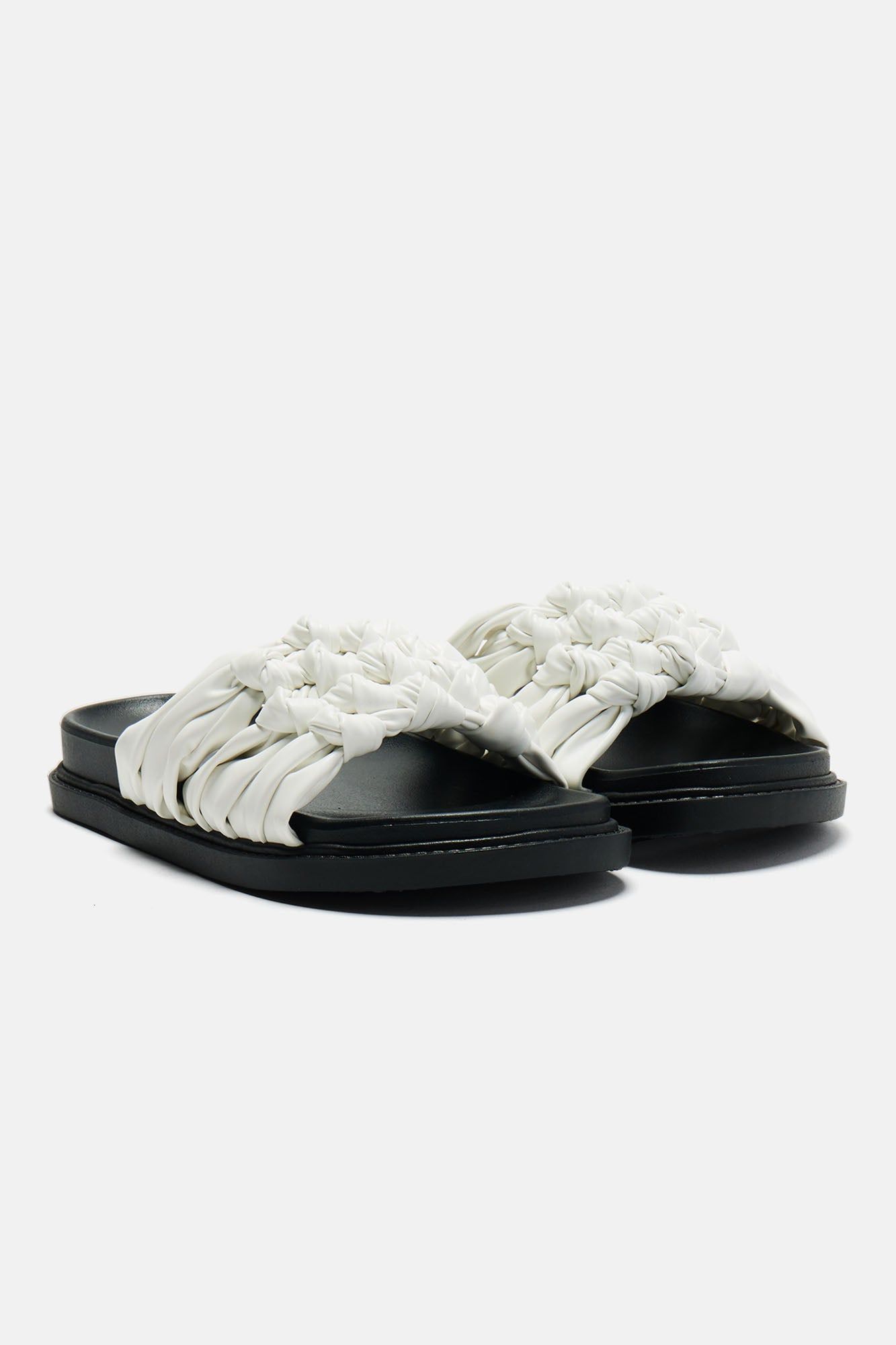 Keep Going Flat Sandals - White sold by Fashion Nova product image thumbnail 5