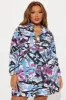 Street Style Mini Shirt Dress - Multi Color sold by Fashion Nova