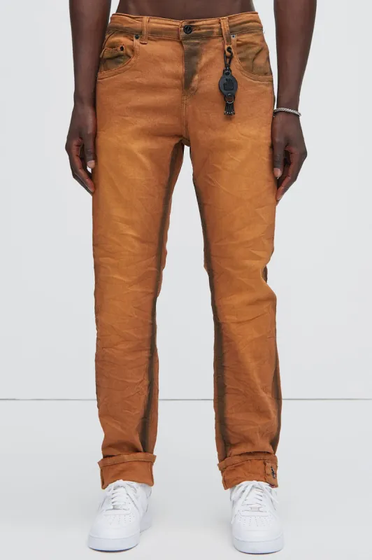 Burn Up Straight Jeans - Brown sold by Fashion Nova